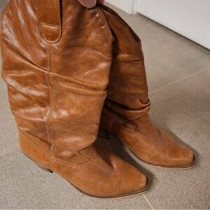 Chic Tan Heeled Boots for Women